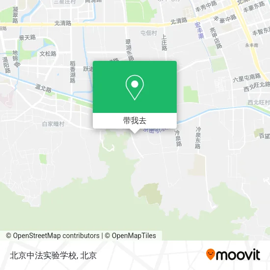 北京中法实验学校地图