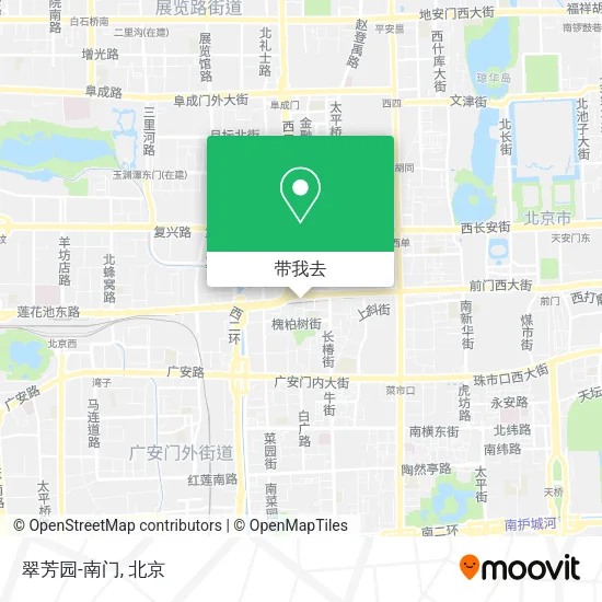 翠芳园-南门地图