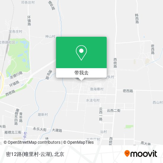 密12路(疃里村-云湖)地图