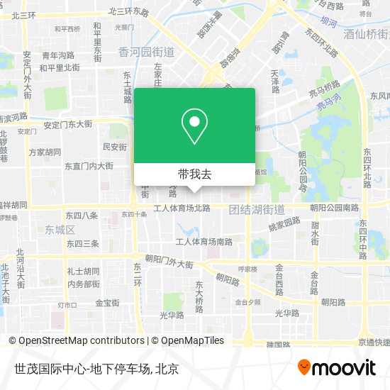 世茂国际中心-地下停车场地图