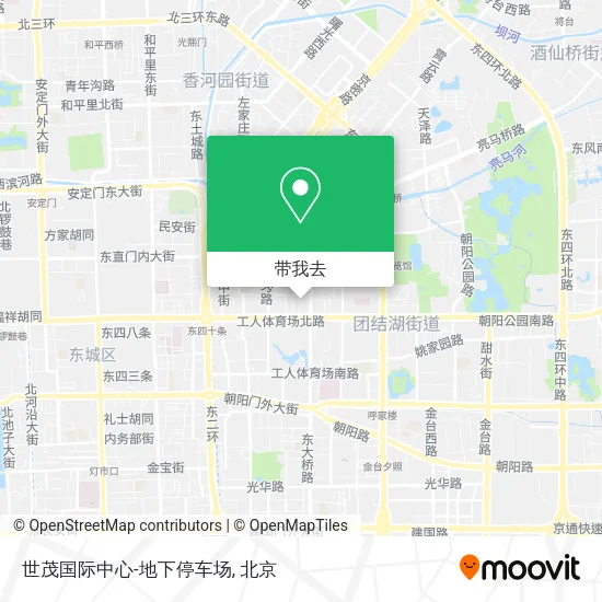 世茂国际中心-地下停车场地图