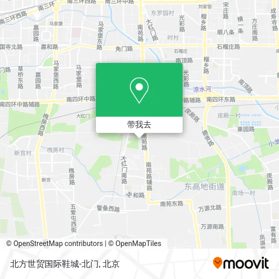 北方世贸国际鞋城-北门地图