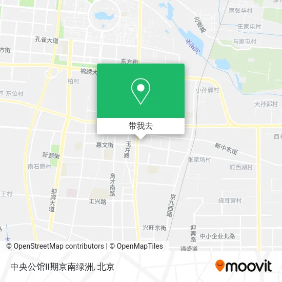 中央公馆II期京南绿洲地图