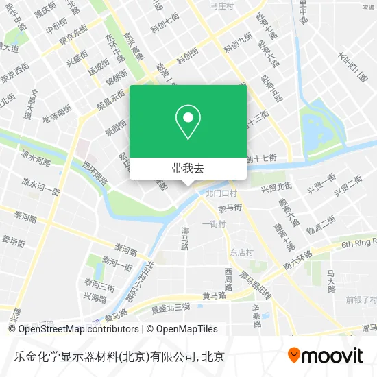 乐金化学显示器材料(北京)有限公司地图