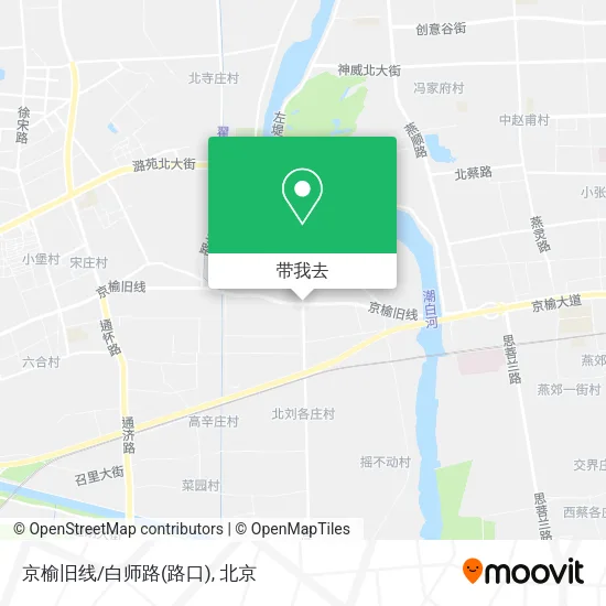 京榆旧线/白师路(路口)地图