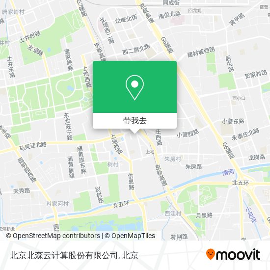 北京北森云计算股份有限公司地图