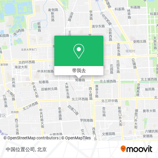 中国位置公司地图