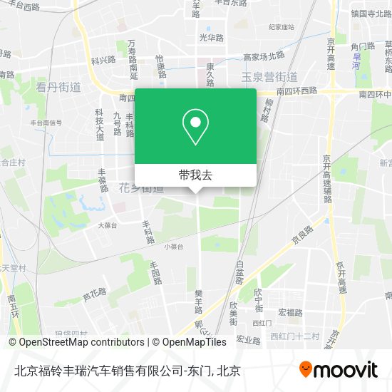 北京福铃丰瑞汽车销售有限公司-东门地图