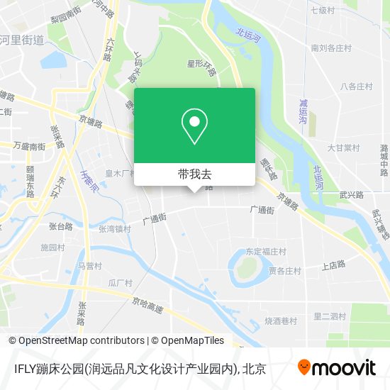 IFLY蹦床公园(润远品凡文化设计产业园内)地图