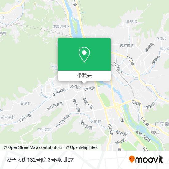 城子大街132号院-3号楼地图