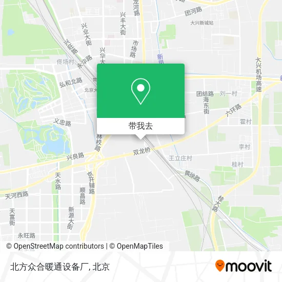 北方众合暖通设备厂地图