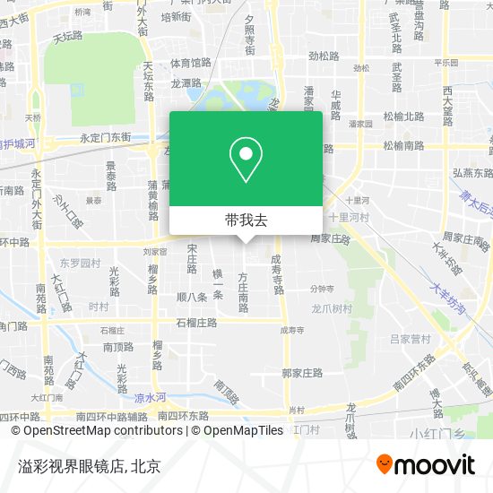溢彩视界眼镜店地图