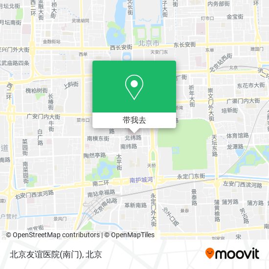 北京友谊医院(南门)地图