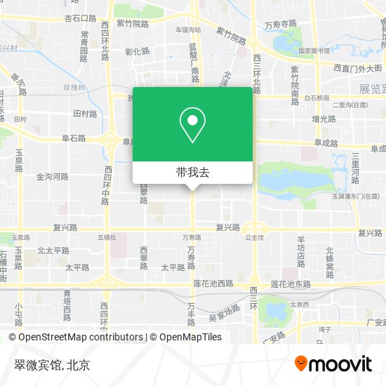 翠微宾馆地图