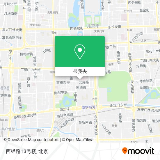 西经路13号楼地图