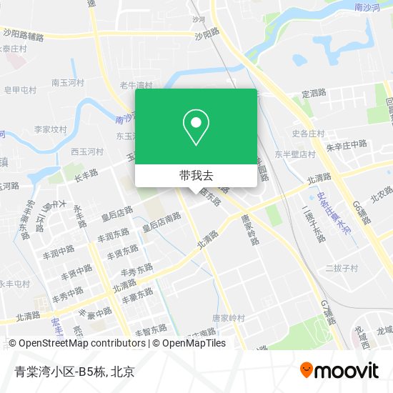 青棠湾小区-B5栋地图