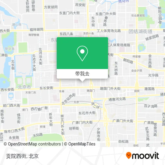 贡院西街地图