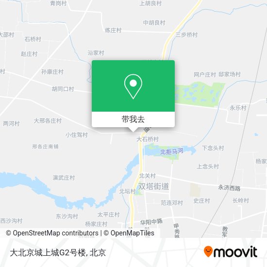 大北京城上城G2号楼地图