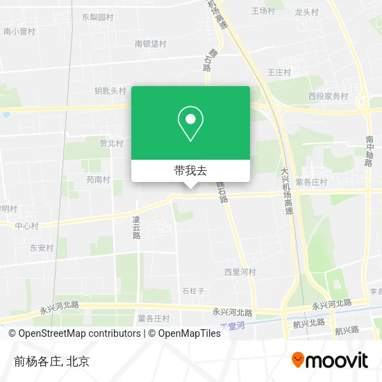 前杨各庄地图
