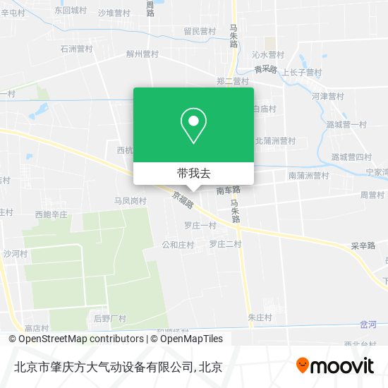 北京市肇庆方大气动设备有限公司地图