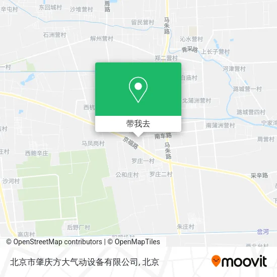 北京市肇庆方大气动设备有限公司地图