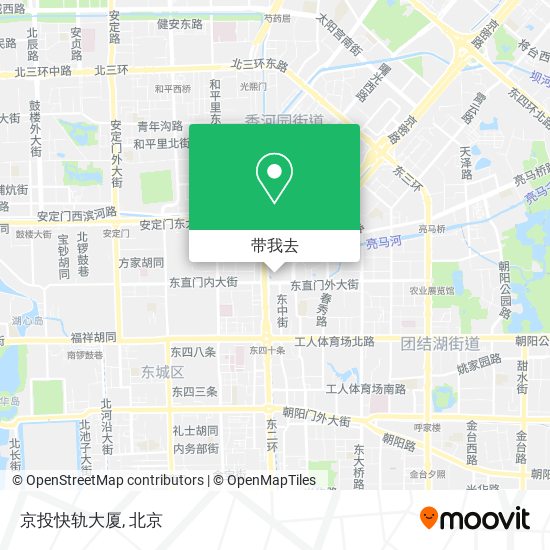 京投快轨大厦地图