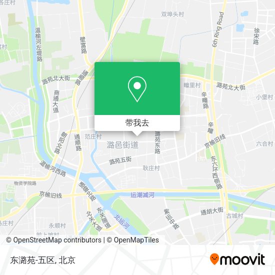 东潞苑-五区地图