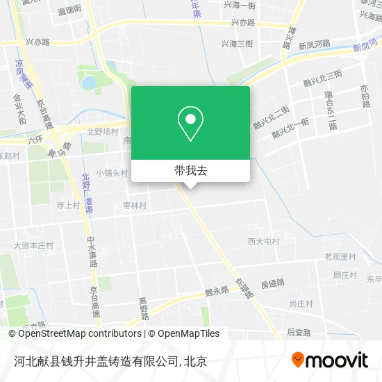 河北献县钱升井盖铸造有限公司地图