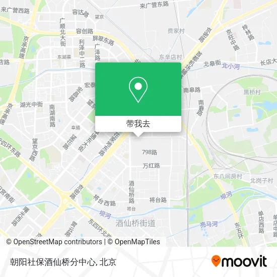 朝阳社保酒仙桥分中心地图
