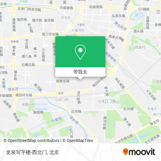 龙泉写字楼-西北门地图