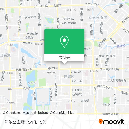 和敬公主府-北2门地图