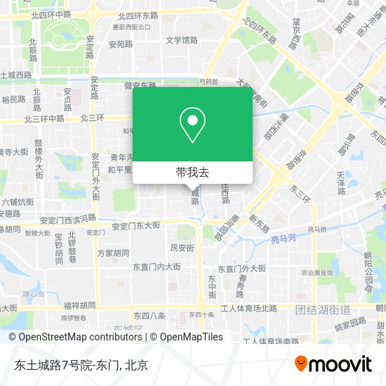 东土城路7号院-东门地图