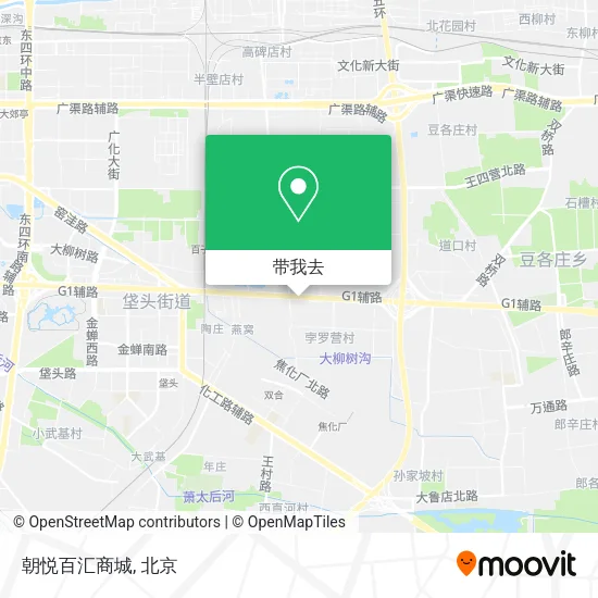 朝悦百汇商城地图
