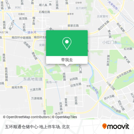 五环顺通仓储中心-地上停车场地图