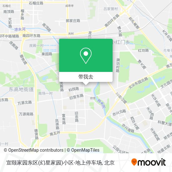 宣颐家园东区(幻星家园)小区-地上停车场地图