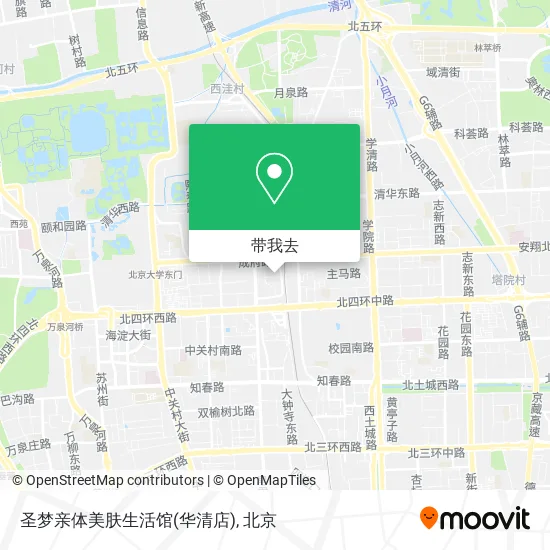 圣梦亲体美肤生活馆(华清店)地图