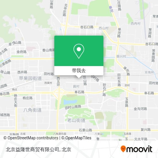 北京益隆世商贸有限公司地图