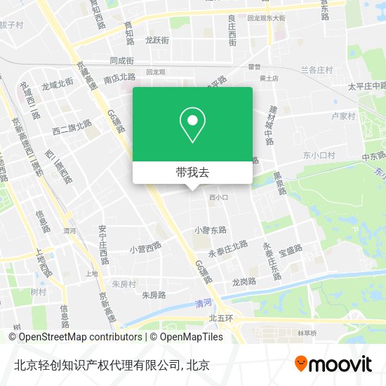 北京轻创知识产权代理有限公司地图