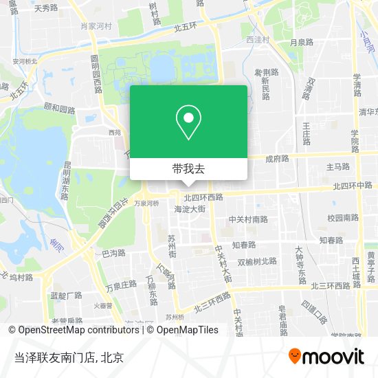 当泽联友南门店地图