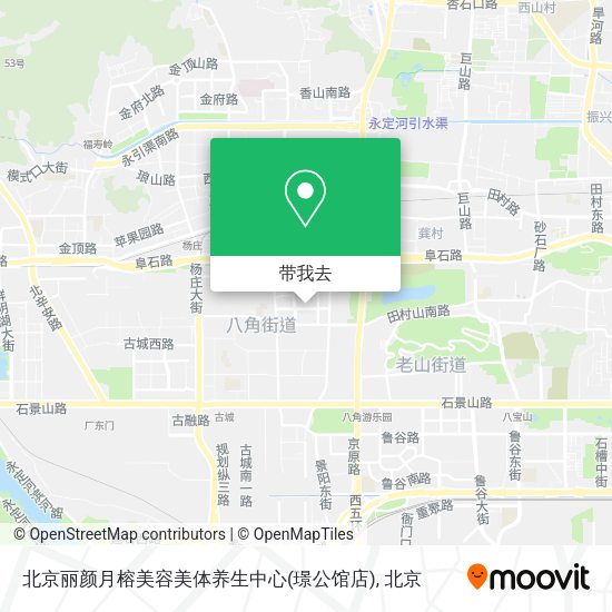 北京丽颜月榕美容美体养生中心(璟公馆店)地图