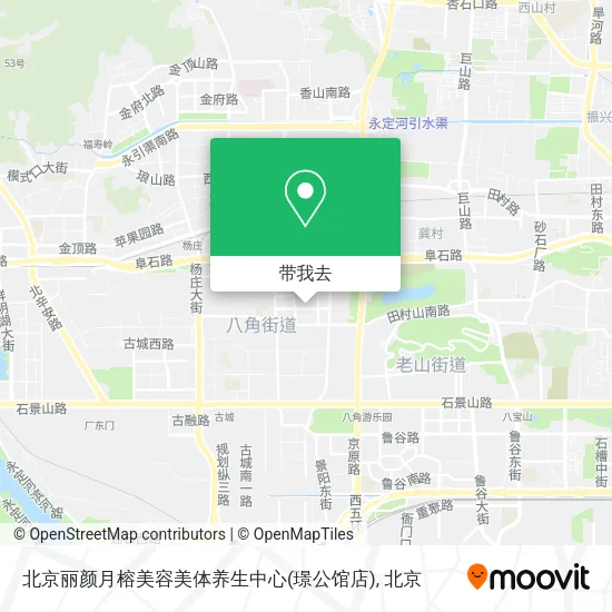 北京丽颜月榕美容美体养生中心(璟公馆店)地图