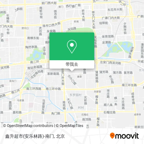 鑫升超市(安乐林路)-南门地图