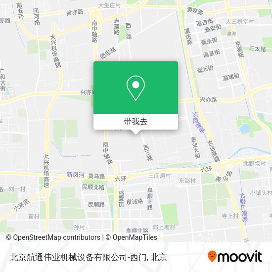 北京航通伟业机械设备有限公司-西门地图