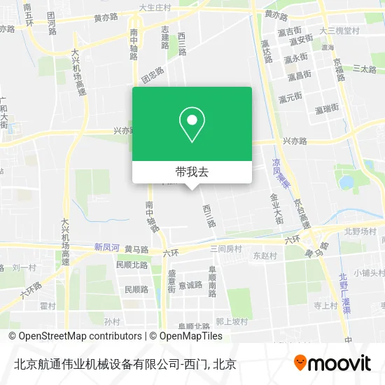 北京航通伟业机械设备有限公司-西门地图