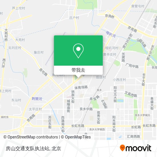 房山交通支队执法站地图