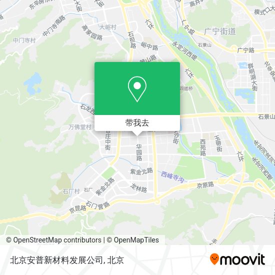 北京安普新材料发展公司地图
