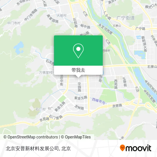 北京安普新材料发展公司地图