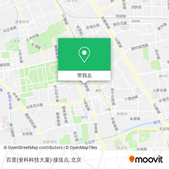 百度(奎科科技大厦)-接送点地图