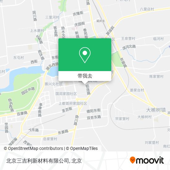 北京三吉利新材料有限公司地图
