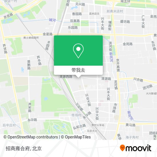 招商雍合府地图